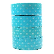 masking tape bleu ciel pois blanc