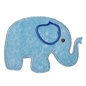 patch thermocollant éléphant bleu