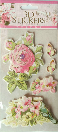 Stickers 3D fleur